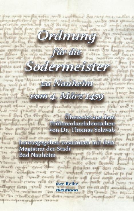 Ordnung für die Sodermeister, Buch