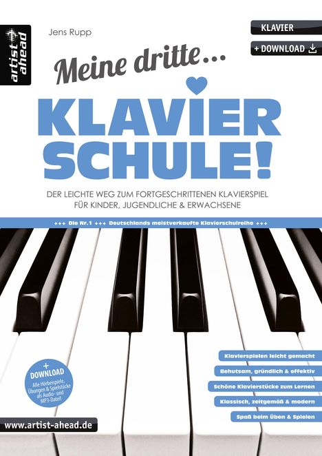 Jens Rupp: Meine dritte Klavierschule!, Buch