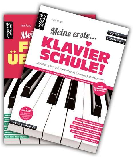 Jens Rupp: Meine erste Klavierschule &amp; Meine ersten Fingerübungen im Set!, Buch