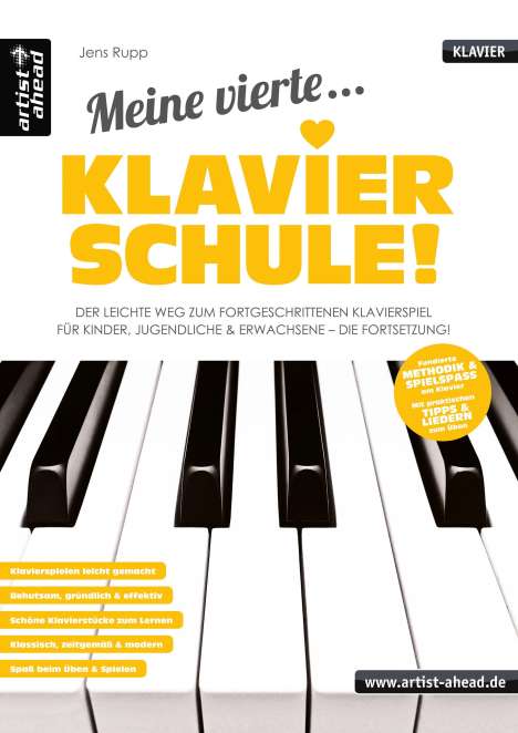 Jens Rupp: Meine vierte Klavierschule!, Buch