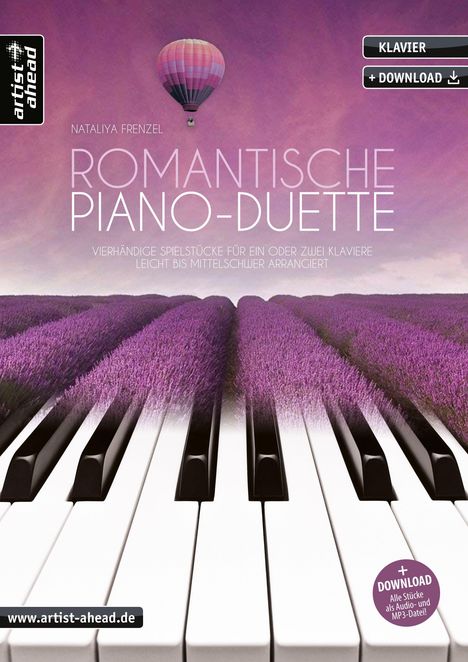Nataliya Frenzel: Frenzel, N: Romantische Piano-Duette, Buch