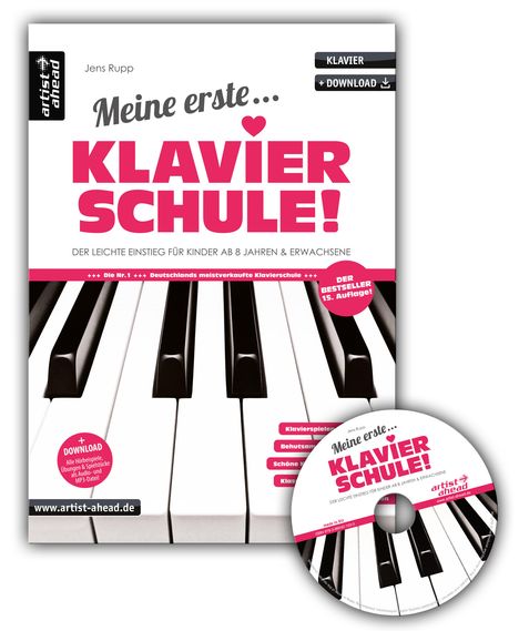 Jens Rupp: Meine erste Klavierschule inkl. Audio-CD!, Buch