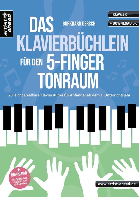 Das Klavierbüchlein für den 5-Finger-Tonraum, Noten