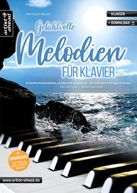 Gefühlvolle Melodien für Klavier, Buch