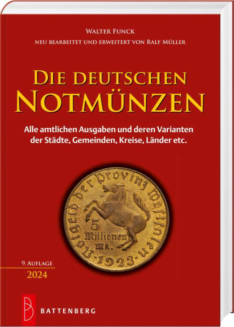 Walter Funck: Die deutschen Notmünzen, Buch