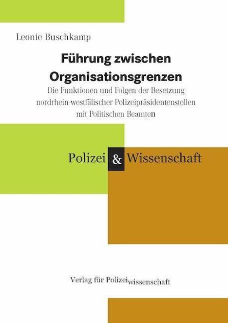 Leonie Buschkamp: Buschkamp, L: Führung zwischen Organisationsgrenzen, Buch