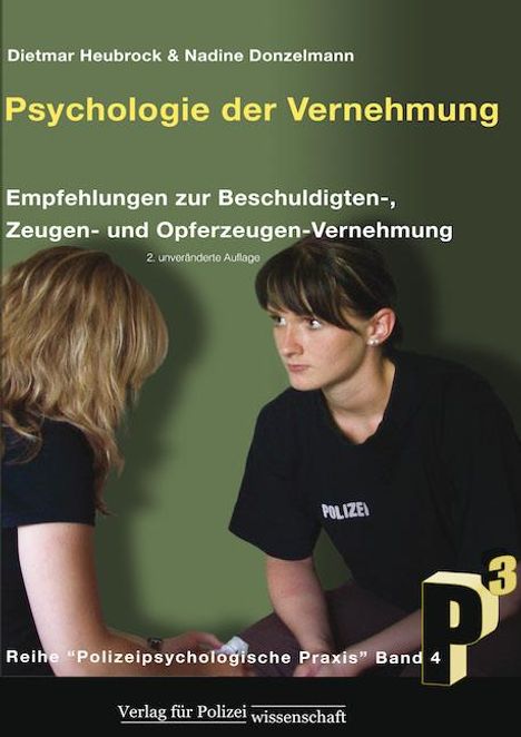 Psychologie der Vernehmung, Buch