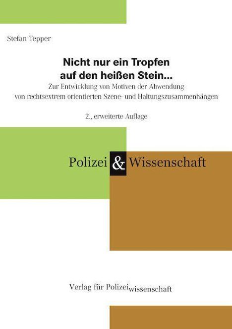 "Nicht nur ein Tropfen auf den heißen Stein..." 2., erweiterte Auflage. Farben: Grün und Braun, klare Aufteilung.