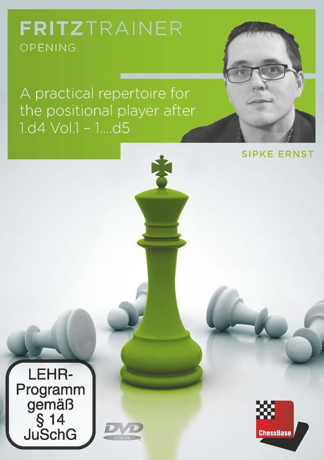 Sipke Ernst: A practical repertoire for the positional player after 1.d4 Vol. 1, DVD-ROM