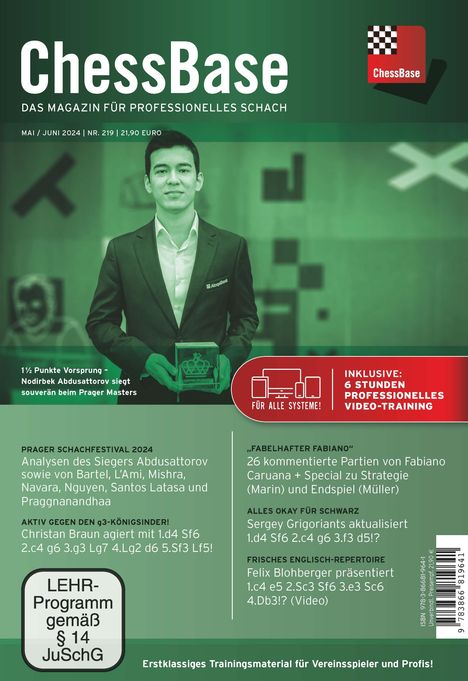 ChessBase Magazin # 219 (Mai / Juni 2024), DVD-ROM