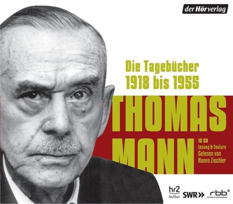 Thomas Mann: Die Tagebücher. 1918 bis 1955, 12 CDs