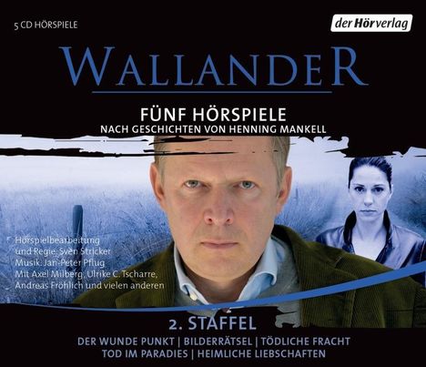 Henning Mankell (1948-2015): Wallander. Fünf Hörspiele. 2. Staffel, 5 CDs