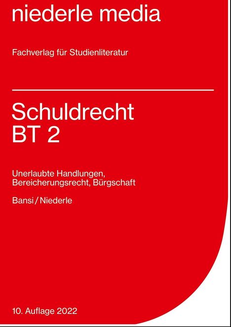 Sebastian Bansi: Schuldrecht BT 2, Buch