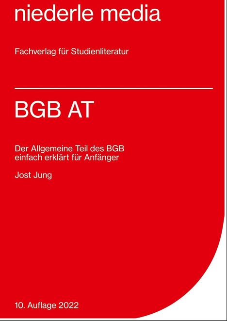 Jost Jung: BGB Allgemeiner Teil, Buch