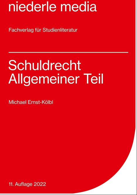 Michael Ernst-Kölbl: Schuldrecht Allgemeiner Teil, Buch