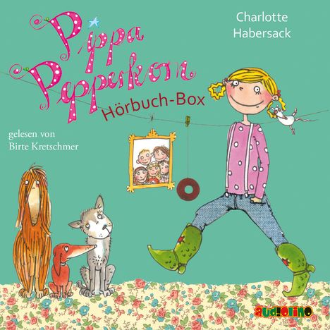 Charlotte Habersack: Pippa Pepperkorn Hörbuch-Box, 5 CDs