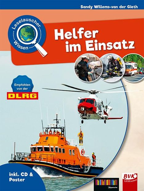 Sandy Willems-van der Gieth: Leselauscher Wissen: Helfer im Einsatz (inkl. CD und Poster), Buch