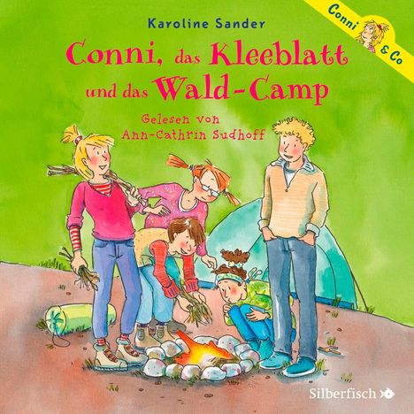Karoline Sander: Conni, das Kleeblatt und das Wald-Camp (Conni &amp; Co 14), 2 CDs