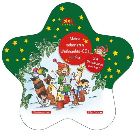 Pixi Hören: Meine schönsten Weihnachts-CDs mit Pixi, 5 CDs