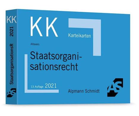 Ralf Altevers: Altevers, R: Karteikarten Staatsorganisationsrecht, Buch