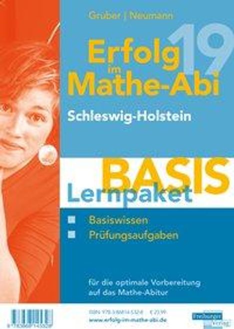 Helmut Gruber: Erfolg im Mathe-Abi 2019 Lernpaket 'Basis' Schleswig-Holstein, 3 Bücher