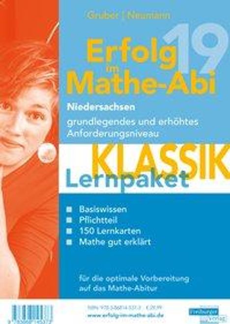 Helmut Gruber: Erfolg im Mathe-Abi 2019 Lernpaket 'Klassik' Niedersachsen, 3 Bücher