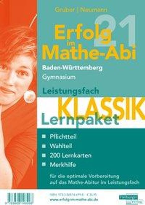 Helmut Gruber: Erfolg im Mathe-Abi 2021 Lernpaket LF Klassik BW, Buch