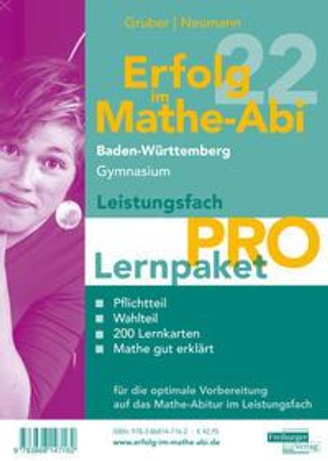 Helmut Gruber: Erfolg im Mathe-Abi 2022 Lernpaket LF Pro BW, Buch