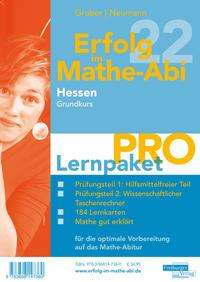 Helmut Gruber: Erfolg im Mathe-Abi 2022 Hessen Lernpaket 'Pro' Grundkurs, 4 Bücher