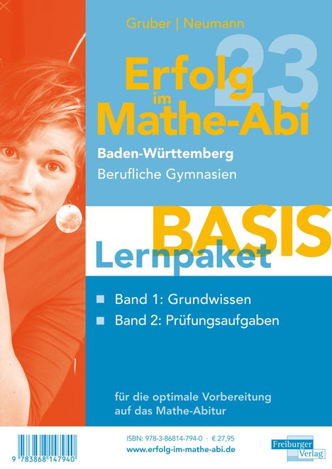 Helmut Gruber: Erfolg im Mathe-Abi 2023 Lernpaket 'Basis' Baden-Württemberg Berufliche Gymnasien, 2 Bücher