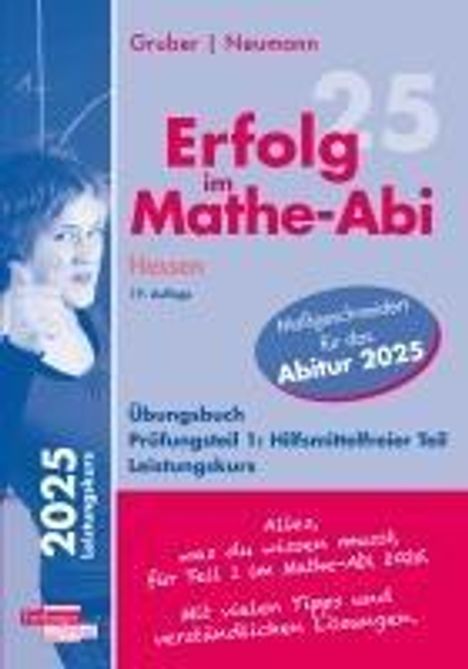 Helmut Gruber: Erfolg im Mathe-Abi 2025 Hessen Leistungskurs Prüfungsteil 1: Hilfsmittelfreier Teil, Buch