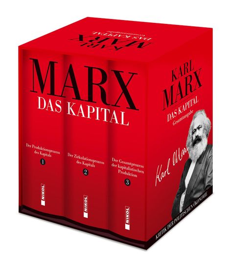 Karl Marx: Das Kapital (Vollständige Gesamtausgabe), 3 Bücher