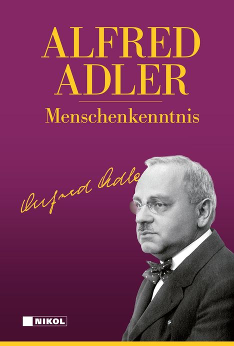 Alfred Adler: Menschenkenntnis, Buch