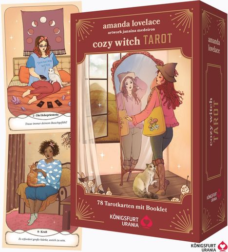 Amanda Lovelace: Cozy Witch Tarot - DAS Tarot für alle jungen Hexen!, Buch