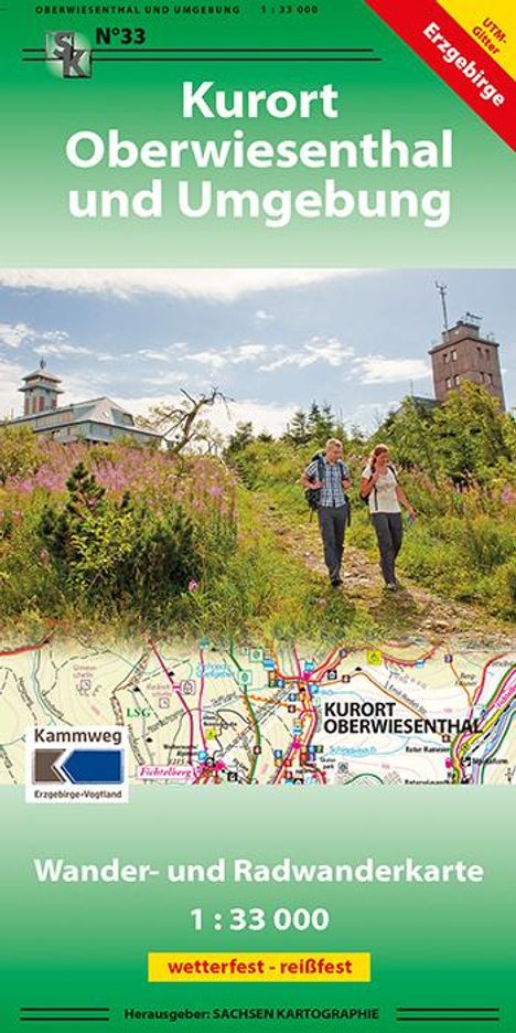 Oberwiesenthal und Umgebung 1 : 33 000, Karten