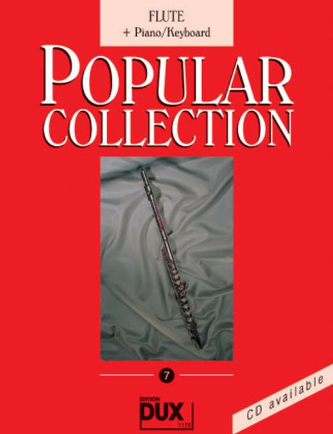 Popular Collection, Flute + Piano/Keyboard. Vol.7, Noten