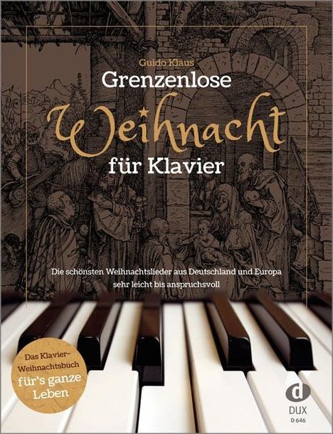 Grenzenlose Weihnacht für Klavier, Buch