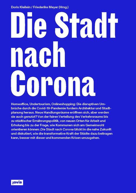 Die Stadt nach Corona, Buch