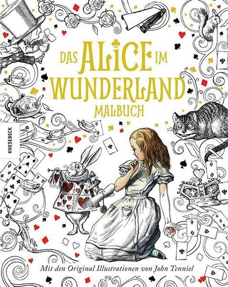 Lewis Carroll: Das Alice im Wunderland Malbuch, Buch