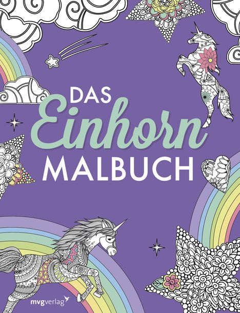 Das Einhorn-Malbuch: Ausmalbuch für Kinder und Erwachsene, Buch