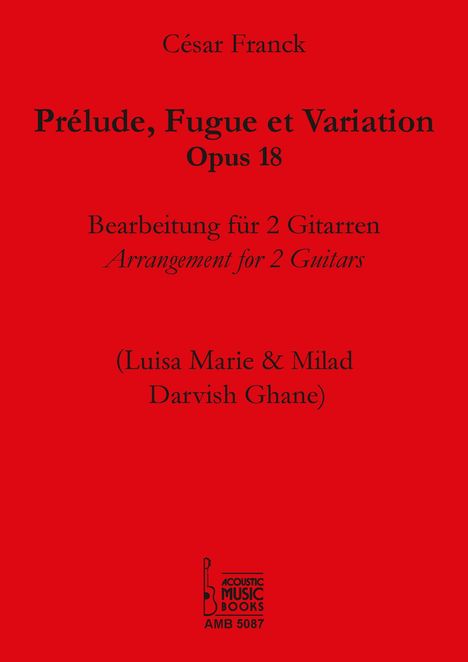 Prélude, Fuge et Variation, Opus 18, Buch