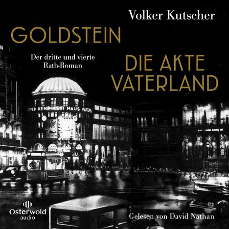 Volker Kutscher: Goldstein / Die Akte Vaterland (Die Gereon-Rath-Romane ), LP