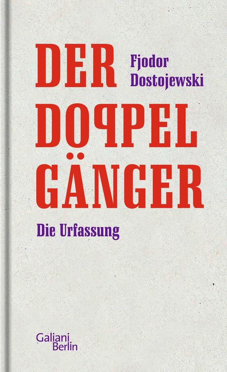 Fjodor M. Dostojewski: Der Doppelgänger, Buch