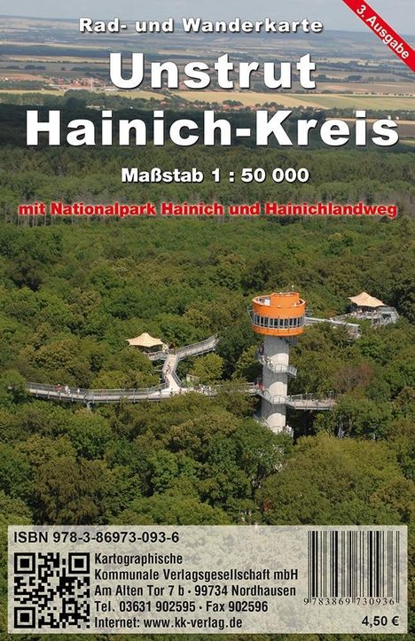 KKV Rad- und Wanderkarte Unstrut-Hainich-Kreis, Diverse