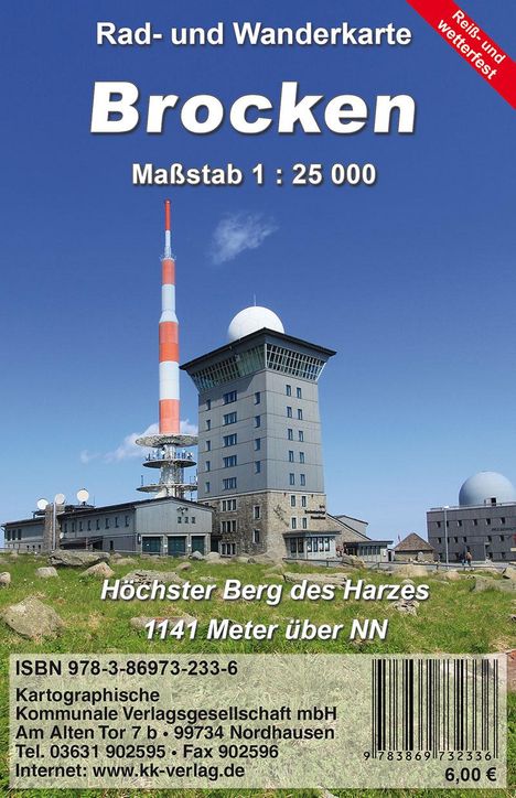 Brocken, Karten