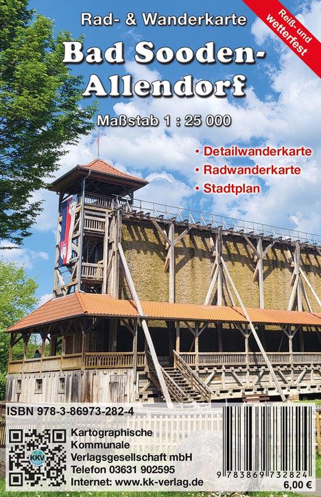 Rad- & Wanderkarte Bad Sooden-Allendorf, Detailwanderkarte, Radwanderkarte, Stadtplan; ISBN und Verlagsinfos.
