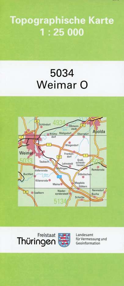 Weimar O 1 : 25 000, Diverse