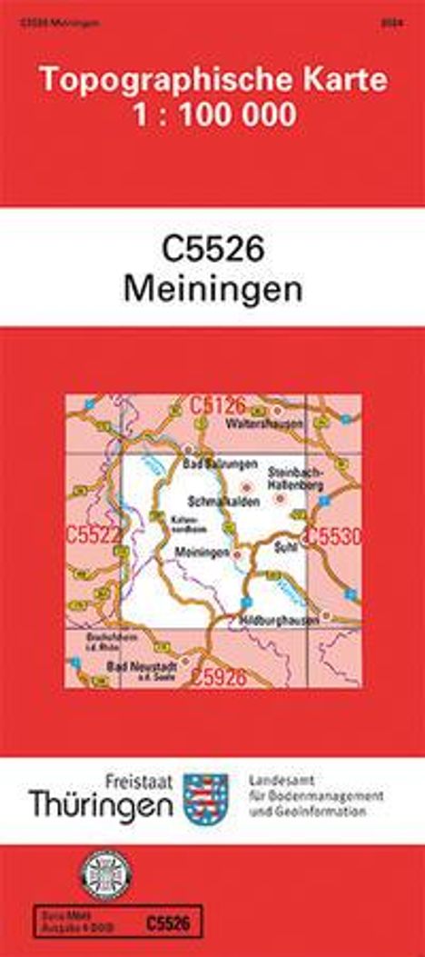 Meiningen, Karten