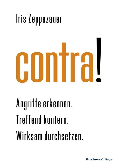 Zeppezauer Iris: contra!, Buch