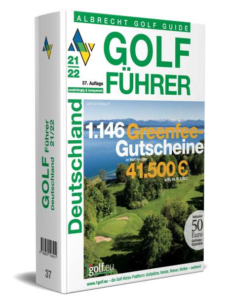 Thomas Mayr: Albrecht Golf Führer Deutschland 21/22 inklusive Gutscheinbuch, Buch
